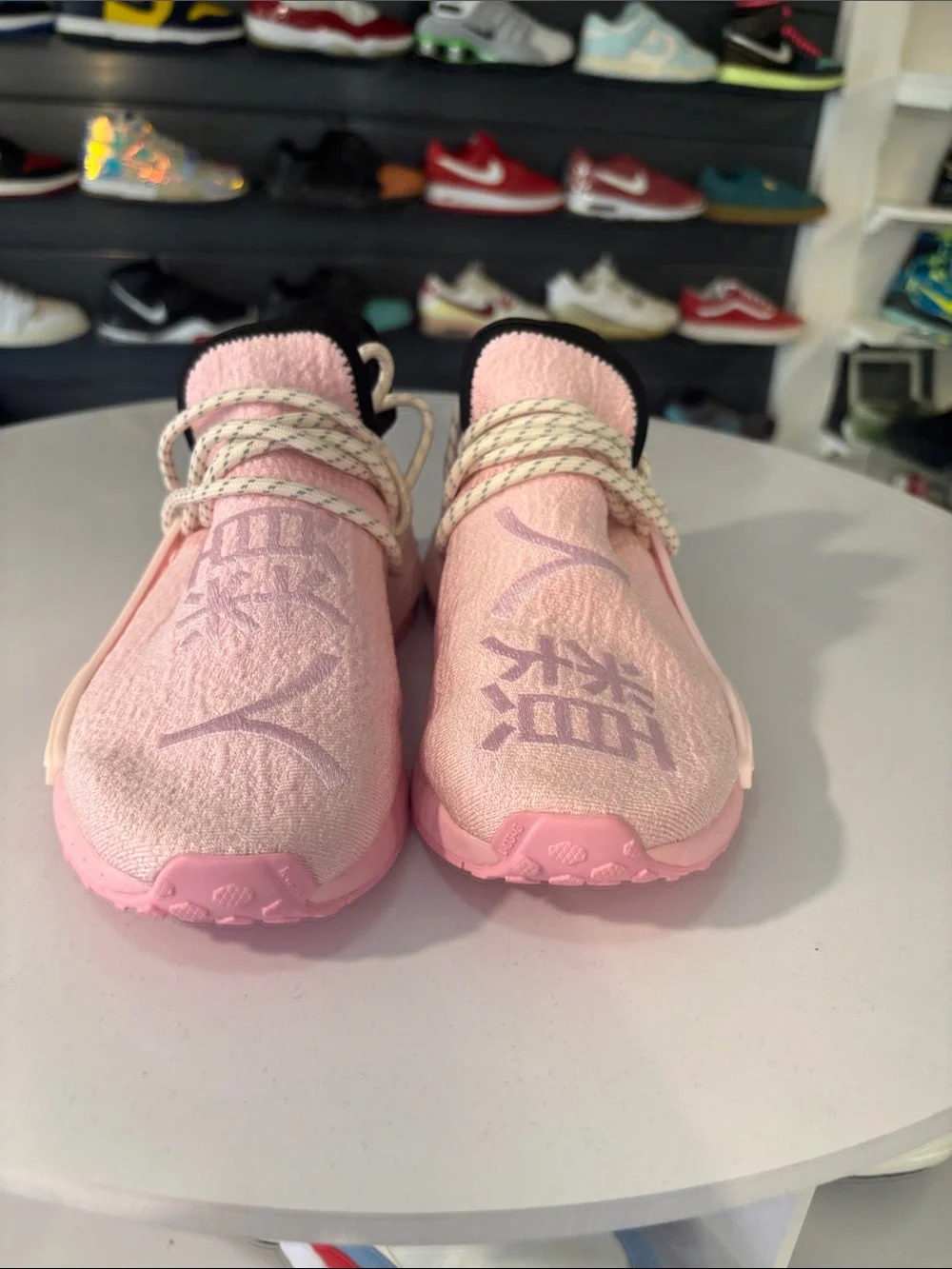 Pharrell X Addidas NMD Human Race ’ Pink’ BG Size 4.5
